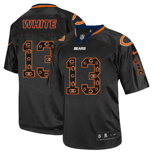 Men's Elite Kevin White Nike Jersey New Lights Out Black - #13 NFL Chicago Bears